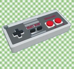 Nintendo Nes Keychain
