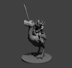 Orc Axe Beak Rider