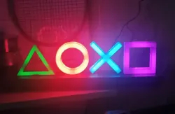 Playstation Icons Lights Lamp (LED Remix)
