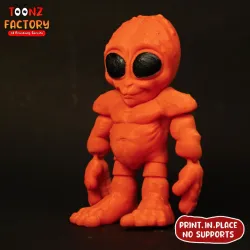 PRINT-IN-PLACE CUTE FLEXI ALIEN ARTICULATED