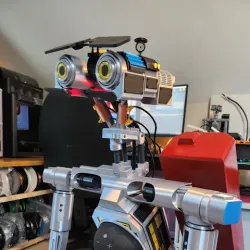 Short Circuit Johnny 5 Alexa holder 3/4 scale