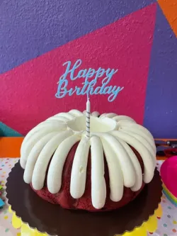 Simple Happy Birthday Cake Topper