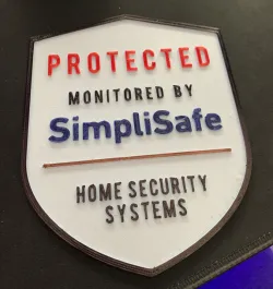 Simplisafe Security Yard Sign