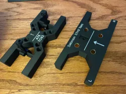 Ski Drill Jig Templates (Version 1 - Raised Text)