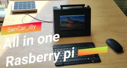 Solar PC all-in-one with Raspberry pi