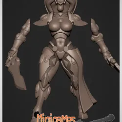 Space elf boneshee anime figurines