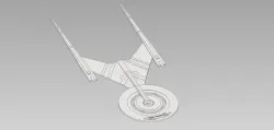 Star Trek Discovery "3D" wall art