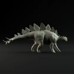 Stegosaurus walking 1-35 scale pre-supported dinosaur