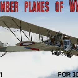 STL PACK - 18 BOMBER Planes of WW1 (Vol.1, scale 1:144) - PERSONAL USE