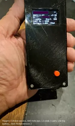 Tbeam V1.0 Lora APRS Slim Size case