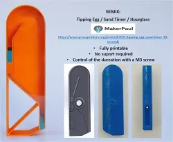 Tipping sand timer