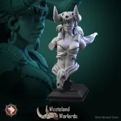 'WasteLand Warlords' August Release 34 STL's miniatures pre-supported