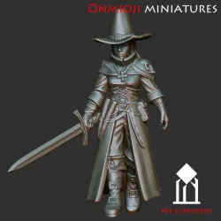 Witch hunter with sword