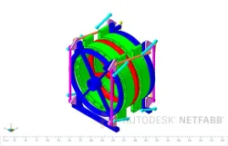 3D Printd motor AA