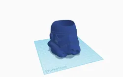 3D Printed Indoor Storm Trooper Helmet Planter