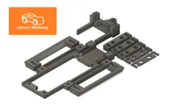 3DP Chassis - Trans-Am In-Line Adjustable Chassis