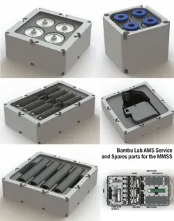 Bambu Lab AMS Service and Spares parts for the MMSS