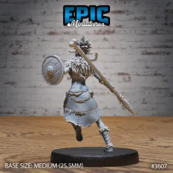 Barbarian Tribe Female Warrior / Arctic Army / Frozen Human / Snow Fighter / Wildling / Ice Trickster / Norse Encounter