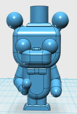 Bear With Hat And Microphone Figurine