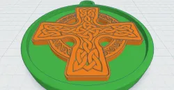 Celtic Round Cross 6