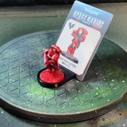display stand for 32mm base with Pokémon card