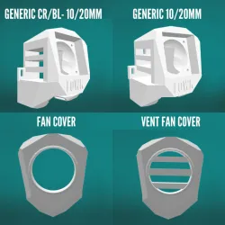 Ender 3 V2 Shroud | Lowk Shroud | Ender 3 V2 Fan Shroud | Ender 3 V2 Hot End Fan | Ender 3 V2 Upgrades | Ender 3 V2 Accessories