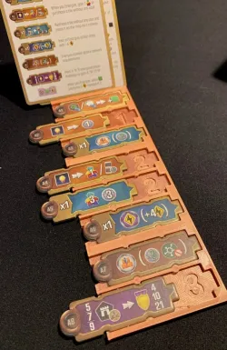 Experiment board for Nucleum board game
