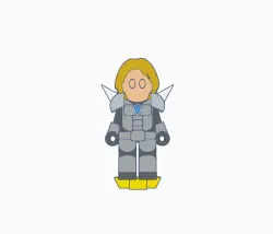 Flatminis Continued - Maximillian of Northshire the Human Paladin