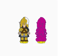 Flatminis Continued - Valmir Halfelven the Echo Knight
