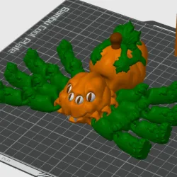 Flexible Pumpkin Spider