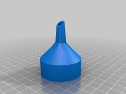 Funnel for 42mm cap Technical buttle to 10 mm spray neck bottle