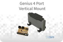 Genius - 4 Port Long Receiver - Vert PSU Mount