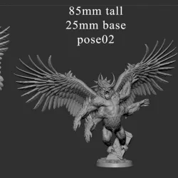 Girallon Winged (All 3 poses)