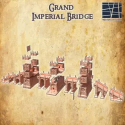 Grand Imperial Bridge - Tabletop Terrain - 28 MM