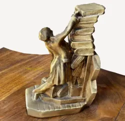 Guy with Books Bookend