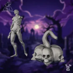 Halloween characters from the Base Boost project
