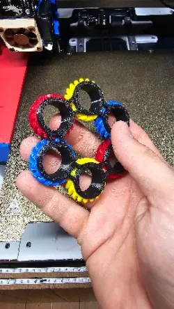 Hexa-Gear Fidget Rings