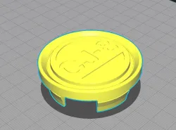 Jeep Liberty KJ Center Cap Upgraded