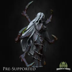 Lyandra [PRE-SUPPORTED] Spider Queen Dark Elf Drow