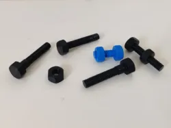 M6 1.0mm nut and bolt (15-30mm)