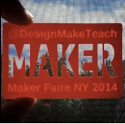 Maker Faire NY 2014 - Stencil Business Card