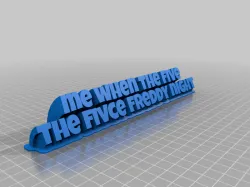  me when the five the fivce freddy night