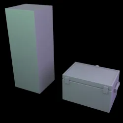 Metal chest and locker