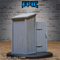 Mimic Outhouse / Covering  Creature / Evil Trap / Bandit Camp Building / Ruthless Trickster Base Structure / Dungeon Area Decoration