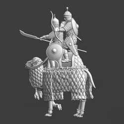 Mongol Golden Horde - Auxiliary Camel Warriors