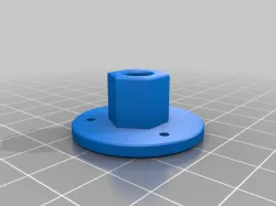 Nerdy Gurdy improved shaft nut 
