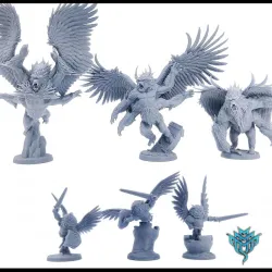 Owl knight Winged (All 3 poses)