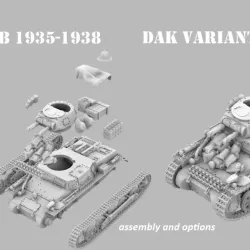 Panzer I B European and DAK versions