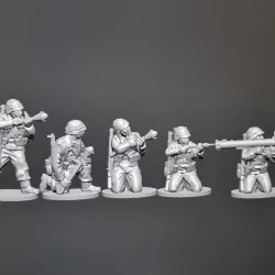 Panzer Lehr x29 (part 1) 20mm 1/72 Wargame models Elhiem