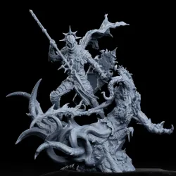 Rowan vs  Gu Karzog mini diorama